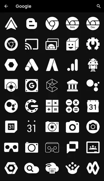 Whicons - White Icon Pack 2