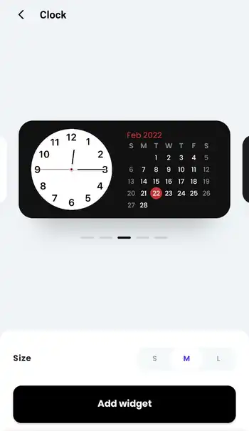 iWidgets Clockのデザイン変更