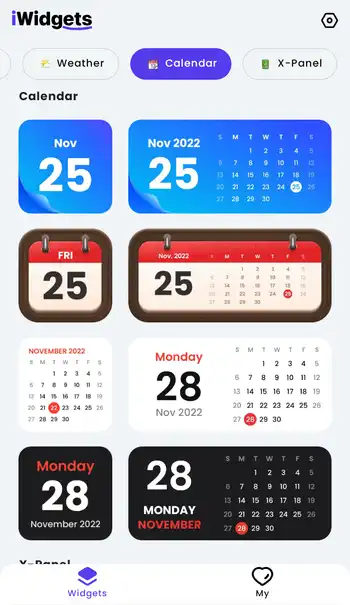 iWidgets Calendar